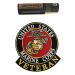 BIGGS Tea Tree Peppermint Lip Balm 0.25 oz and EE Inc. US Marine Corps Veteran Iron-on Patch 3.63 inch BIGGS Military Combo Pack - Buy Online on GoSupps.com
