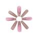 Brishow Long Gold Glitter Press-On Nails - 24 Ballerina Acrylic Pink False Nails for Women & Girls | Premium Quality Artificial Nails - Buy Online on GoSupps.com
