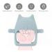 Buy BPA-Free Drop-Proof Silicone Teething Ring | Soft Teething Toy for Babies 3 Months+ - Buy Online on GoSupps.com