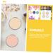 Angoily 50pcs Empty Diy Holder Eyeshadow Metal Makeup Shadow Serving Paint Plates Palettes Plate Steel for - Buy Online on GoSupps.com