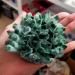 Natural Crystal Rough for 200-800g Natural Green Ghost Phantom Quartz Crystal Cluster Rock Stones and Crystals Home Decor (Size : 250-300g)