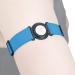 Diababrothers Freestyle Libre 3 Fixing Band Fixation holder with adjustable bracelet - holder: black - bracelet: sky blue - Size (15-25 cm) S (15-25 cm)