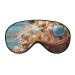 Sleep Mask Soft Comfortable Eye Mask with Adjustable Strap Eye Cover Sea Shells and StarfishEye Shade for Men Women Work Travel
