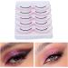 Colored Fake Eyelashes Curly Soft False Lashes Exquisite Reusable for Stage Performance (AG04) - Buy Online on GoSupps.com
