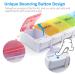 2 PCS Weekly Pill Organizer - Arthritis Friendly Travel 7 Day Pill Box with Large Compartments for Vitamins Fish Oil Supplements & Medication - Buy Online on GoSupps.com