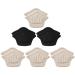 6 Pairs Comfortable Heel Cushions Heel Liners for Women Shoes Foot Accessories Heel Protector Wear-Resistant Heel Cushions Heel Pad Replaceable Sponge Elastic Fabric Adhesive Mat