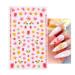 10 Sheets Red Rose Nail Art Stickers Decals - Self-Adhesive Manicure Tips for Women & Girls - Buy Online on GoSupps.com