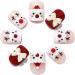 Christmas False Nails Snow Press on Nails - Antler Red Fake Nails 24pcs for Women and Girls - Buy Online on GoSupps.com