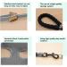 Escape Proof Cat Harness and Lead Set - Adjustable Soft Vest with Breathable Mesh and Cute Bow Design | 45 inch Leash | Gray, for Small to Medium Cats (2.5kg - 10kg) - Buy Online on GoSupps.com