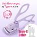 FIBOTY Heated Eyelash Curler with Comb and Eyeliner Brushes - 3 Heating Modes for Natural Curling (Purple) - Buy Online on GoSupps.com