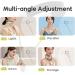 Alphay Adjustable Neck Support Brace | Cervical Collar for Decompression & Posture Correction | Neck Traction Device for Men & Women - White (Size L) - Buy Online on GoSupps.com