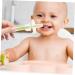 Frcolor 4-Piece Baby Toothbrush Set | Silicone Baby Toothbrushes for Children | 3D Design for Newborns & Kids | International Shipping Available - Buy Online on GoSupps.com