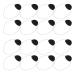 14 pi ces Cache- il Pirate Gar on Fille Feutre Noir R utilisable Accessoire F te Halloween D guisement Cosplay Adorable Bandeau Cacher il Gar on Fille