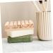Amosfun 15 Pcs Wooden Soap Dish Sponge Holder Wood Trays Wooden Soap Holder Travel Soap Natural Sink Soap Holder Wood Bracket Soundbar Bracket Shower Soap Dish Hollow Three Piece Suit - Buy Online on GoSupps.com