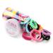 Seamless Hair Band Small Hair Ties Ponytail Holder No Wrinkle Damage 4cm (10 Muilt Colors Set) Baby Mixed Color