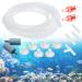 Buentya air pump accessories for aquarium air hoses standard accessories Aquarium air pump accessories with 4m airline hose with airstones check valves suction cups and connections