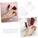 2pcs Heart-Shaped Nail Art Palette & Mixing Tray - Acrylic Makeup Eyeshadow Organizer for Nail Polish & Paint - Buy Online on GoSupps.com