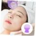 Housoutil Silicone Ice Cube Tray & Face Roller - Skin Care Tool for Facial Massage - Purple 9.5x7.2cm - International Shipping Available - Buy Online on GoSupps.com
