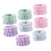 minkissy 8pi ces Lot de Bracelets de Lavage pour Visage lastiques pour Laver le Visage Accessoires Spa Pours Bras