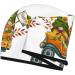 Thanksgiving Truck Hair Towel Wrap - Quick Dry Hair Turban with Button | Premium Hair Drying Towel - Buy Online on GoSupps.com