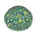 Funny Frog Reusable Women'S Double Layer Waterproof Shower Cap