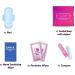 Menstrual Kit All-in-One Convenient Single Period Pack for Traveling Teens | Individually Wrapped Feminine Hygiene Products (Pink) - Buy Online on GoSupps.com