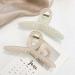 5.1 Inch Large Hair Claw Clips 4 Pack - Strong Hold Non-slip Jaw Clips for Thick Curly Hair - White Lightpink Water Blue Brown - Transparent - Buy Online on GoSupps.com