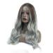 Shop Grey Curly Long Wig for Women - Brazilian Synthetic Hair for 50s 60s 70s 80s Cosplay - Buy Online on GoSupps.com