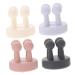 FOMIYES 4pcs Nail- Seamless Hook Towel Hook Modern Wall Hooks Wall Hangers Coat Hanger Hooks