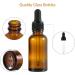Amber Glass Dropper Bottle 2pcs 30ml Small Empty Reusable Eliquid Pipette Ear Dropper Bottles Suitable for Essential Oils Massage Perfumery Aromatherapy Laboratory Fragrances Pharmacist Bottle Amber 30ml - Buy Online on GoSupps.com