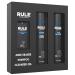 Rule Cosmeceuticals - Men's Face & Hair Kit No.7 Body Acne Spray No.11 Anti Hair Loss Shampoo & No.13 Gel Cleanser Hair Care and Skin Care Set
