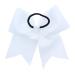White Jumbo Bow Pony with Tails - Statement Hair Accessory for a Stylish Look - Buy Online on GoSupps.com