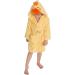Bamu Baby Town Unisex Bathrobe for Boys & Girls | Soft Plush Fleece Hooded Robe | Sizes 6-24 Months & 2-6 Years | Duck Yellow - Buy Online on GoSupps.com