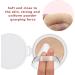 12 Pcs Powder Puff Makeup Puff Triangle Powder Puff Soft Powder Sponge Reusable Makeup Triangle Sponges with Strap for Loose Powder Body Cosmetic Foundation Wet Dry Makeup Tool Black and White - Buy Online on GoSupps.com