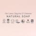 Lucy Bee Lemon Tangerine & Cinnamon Soap Bar 150g Palm Oil Free Certified Organic Fair Trade Vegan Cruelty Free with 100% Natural Ingredients. - Buy Online on GoSupps.com