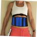 Breathable Back Strap Sports Waist Support - Lumbar Brace & Fitness Protection Belt for Running - M Black - Buy Online on GoSupps.com
