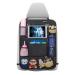 Ezilif backrest protection car children 600d oxford fabric waterproof seat protection car backrest car organizer children with 12 inch bag for iPad/tablet car seat organizer with kick-mat protection 1 piece