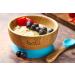 Babi Baby Toddler Large Bowl & Spoon Set | Natural Bamboo with Silicone Suction Ring (Orange) - Buy Online on GoSupps.com