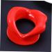 2 Pcs Silicone Lips Mouth Stretcher - Muscle Massager & Slimmer Trainer | Red Color | Enhance Your Face Contour - Buy Online on GoSupps.com