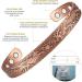 YINOX Copper Magnetic Bracelet for Arthritis Pain Relief - 8 Magnet Dragon Design 6.5 Inch - Ideal for Men & Women - Buy Online on GoSupps.com