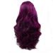 XINGYU Dark Purple Wig for Ladies | Curly Ombre Lace Front Synthetic Drag Queen Party Wig - Buy Online on GoSupps.com