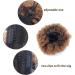 Short Synthetic Afro Kinky Curly Drawstring Ponytail Extension in Medium T1B/30# - Clip On Bun Hairpiece for Natural Hair - Buy Online on GoSupps.com