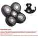 Shaver Replacement Blades 5 Blades System Shaving Heads for Men 5D Replaceable Floating Electric Shavers Blade Trimmers Accessory Alternate Razor Shaver Head As Picture - Buy Online on GoSupps.com