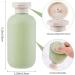 WLLHYF Squeeze Bottles 2 Pack 200 ML Refillable Plastic Travel Containers Empty Bottles With Disc Top Flip Cap Travel Accessories for Shampoo Creams Lotion Conditioner 200ML Green - Buy Online on GoSupps.com