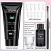 Lofuanna Poly Nail Gel Set - 60ml Blue Nail Extension Gel Kit | All-in-One with Slip Solution Nail Forms Brush & Glass Cup | Perfect for Beginners - Nail Art Design - Buy Online on GoSupps.com