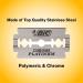 BIC Chrome Platinum Double Edge Safety Razor Disposable Single Blades (100 Pack) Pack of 100 100 count (Pack of 1) - Buy Online on GoSupps.com
