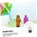 Didiseaon 10 Sets Mascara Tube Plastic Bottles with Glass Straw Clear Mascara for Eyelashes Travel Liquid Vial - Buy Online on GoSupps.com