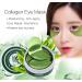 WALULAN Green Eye Mask - 60 Pcs - Anti-Wrinkle Treatment for Puffy Eyes, Dark Circles, Fine Lines - Moisturizing Collagen Eye Patches - Buy Online on GoSupps.com