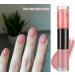 Quick Dry Pink Nail Polish 2 in 1 Glitter Nail Polish Set Long Lasting Glossy Easy to Apply No Need Cure Chip Resistant Nail Varnishes DIY Nail Art Gift for Women & Girls - Buy Online on GoSupps.com