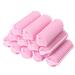 12 Pcs Foam Sponge Hair Rollers 2.4 Inch Hair Curlers to Sleep In Soft Sleep Rollers hair curlers for Curls Style Heatless Hair Curler Pink
